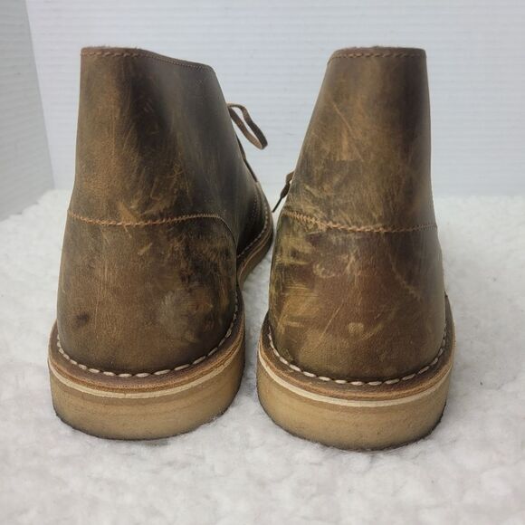 Clarks Bushacre 2 Lace-Up Men's Size 12 Desert Chukka Boot Brown - Picture 4 of 11